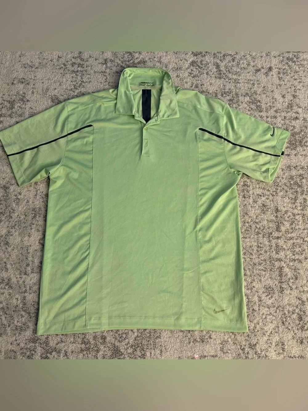 Nike Golf Nike Fit Dry Mint Green Golf Polo Size XL